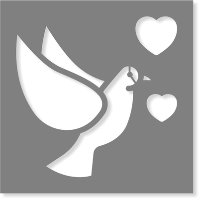 Dove Stencil | Multiple Sizes