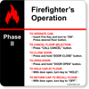 Elevator Phase 2 Sign | 6" x 6"