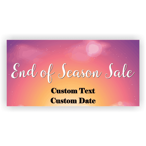 End of Season 3' x 6' Banner