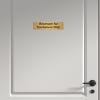 Custom Engraved Brass Plate Saying Restroom for Customers Only