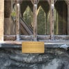 Engraved Brass Plaque Labeling A Little Free Library