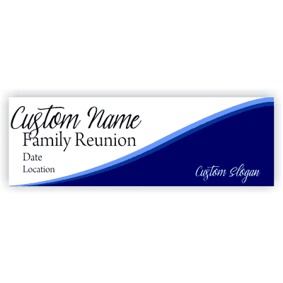 Family Reunion Banner - 2' x 6'