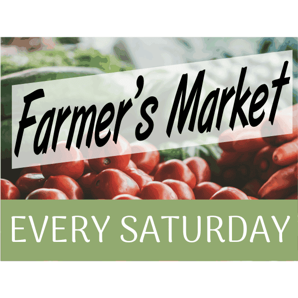 Farmers Market Sign