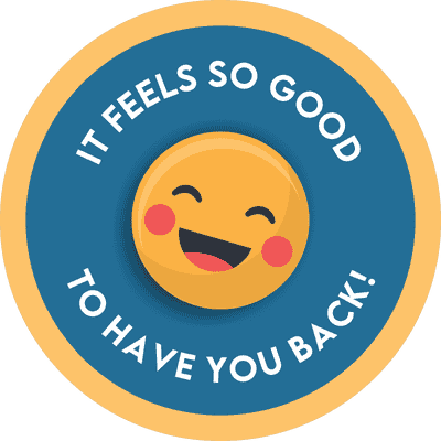 It Feels So Good To Have You Back Business Reopening Floor Decal