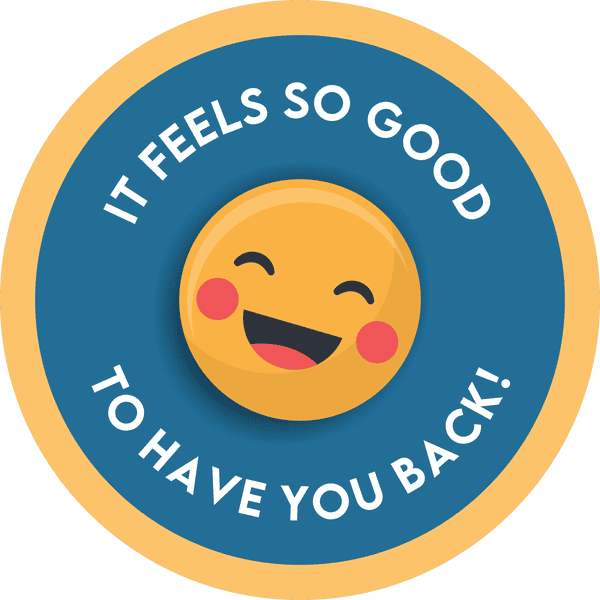 It Feels So Good To Have You Back Business Reopening Floor Decal