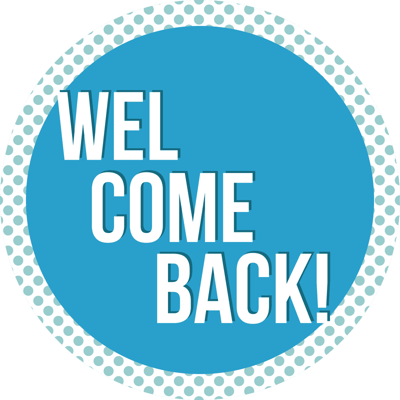 Welcome Back Business Reopening Floor Decal