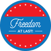 Freedom At Last Business Reopening Floor Decal