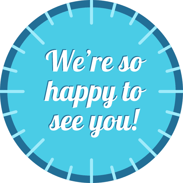 We're So Happy to See You Business Reopening Floor Decal