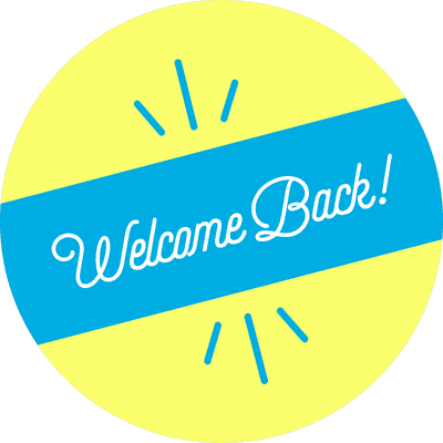 Welcome Back Script Set Business Reopening Floor Decal