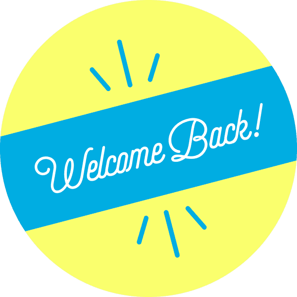 Welcome Back Script Set Business Reopening Floor Decal