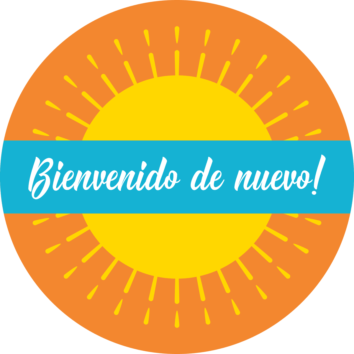 Welcome Back Spanish Set Business Reopening Floor Decal