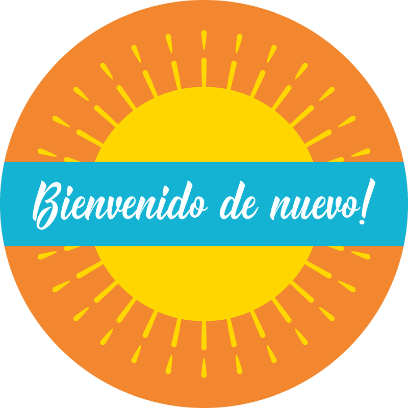 Welcome Back Spanish Set Business Reopening Floor Decal