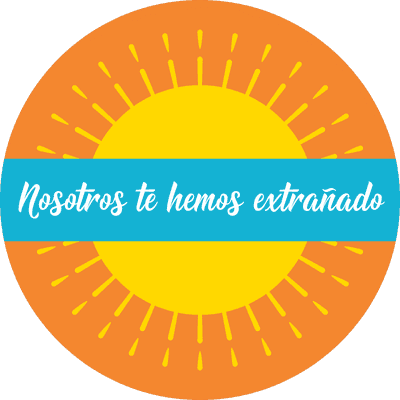 We've Missed You Spanish Set Business Reopening Floor Decal