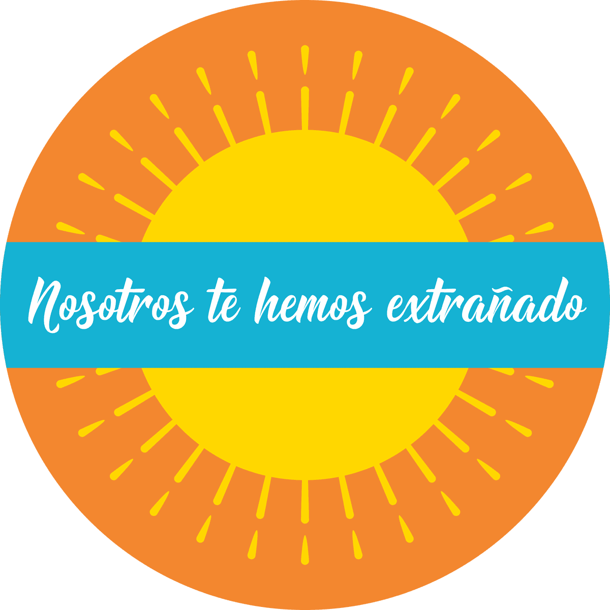We've Missed You Spanish Set Business Reopening Floor Decal