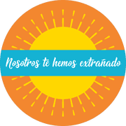 We've Missed You Spanish Set Business Reopening Floor Decal