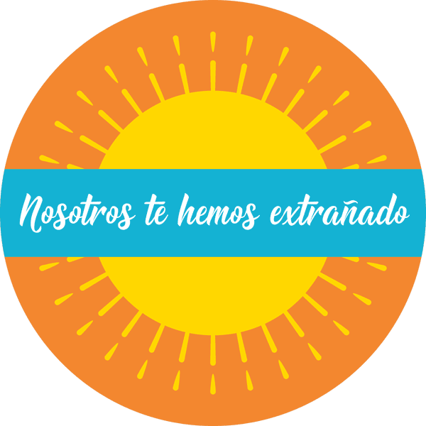 We've Missed You Spanish Set Business Reopening Floor Decal