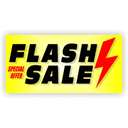 Flash Sale 2' x 4' Banner