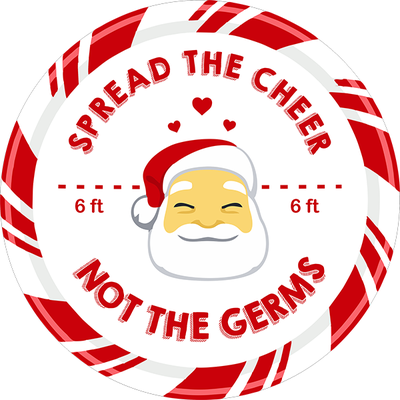 Spread the Cheer Vinyl Floor Decal
