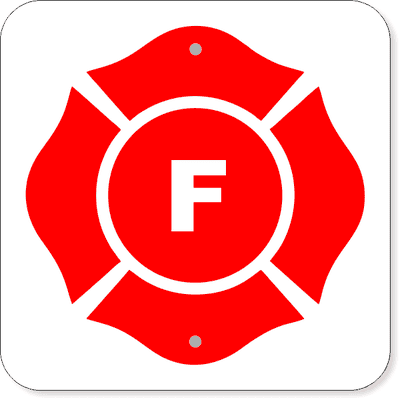(F) Floor Truss Construction Aluminum Sign | 12" x 12"