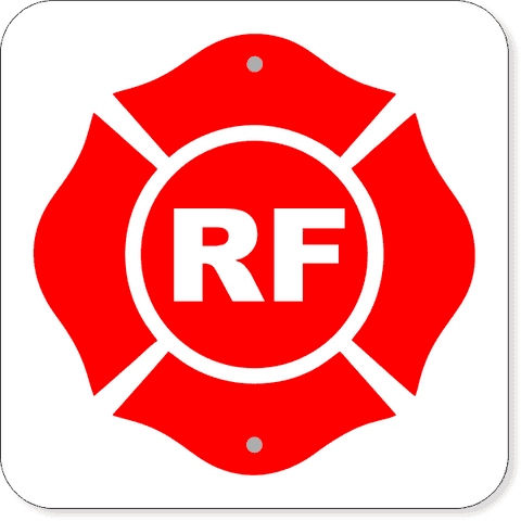 Floor Truss RF 12" x 12" Construction Aluminum Sign