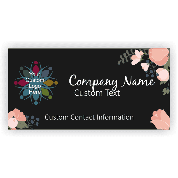 Floral Business 3' x 6' Vinyl Logo Banner