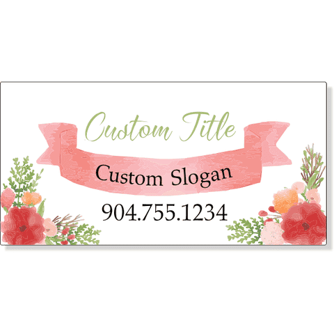 Floral Studio Car Magnet