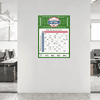 Blank Football Squares Game In Office Setting
