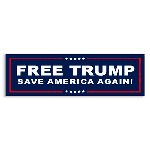 Free Donald Trump Bumper Sticker