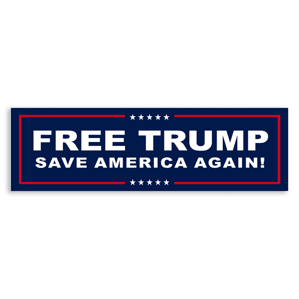 Free Donald Trump Bumper Sticker
