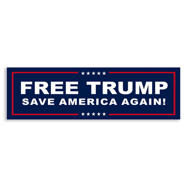 Free Donald Trump Bumper Sticker