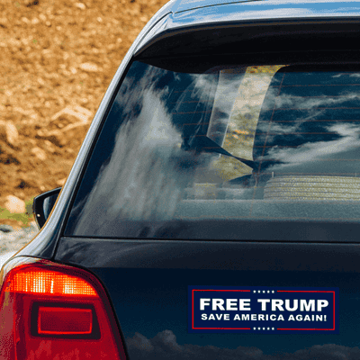 Free Donald Trump Bumper Sticker - alternate view