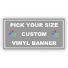 Full Color Custom Banner, Pick Your Size