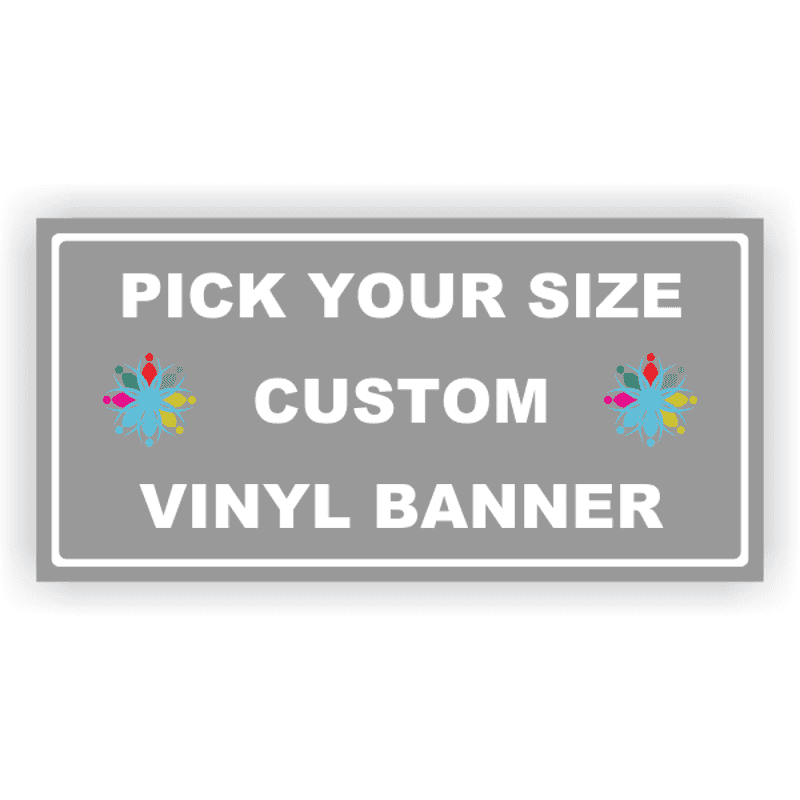 Full Color Custom Banner, Pick Your Size