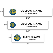 Full Color Name Plate Insert for Aluminum Holder
