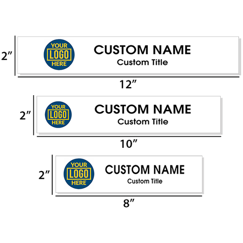 Full Color Name Plate Insert for Aluminum Holder