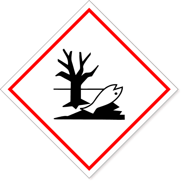 6" x 6" GHS Dangerous For Environment Decal