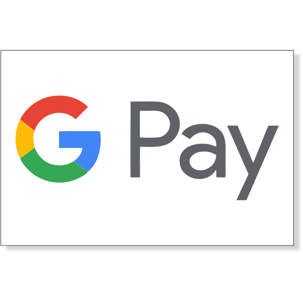 2" x 3" Google Pay Decal