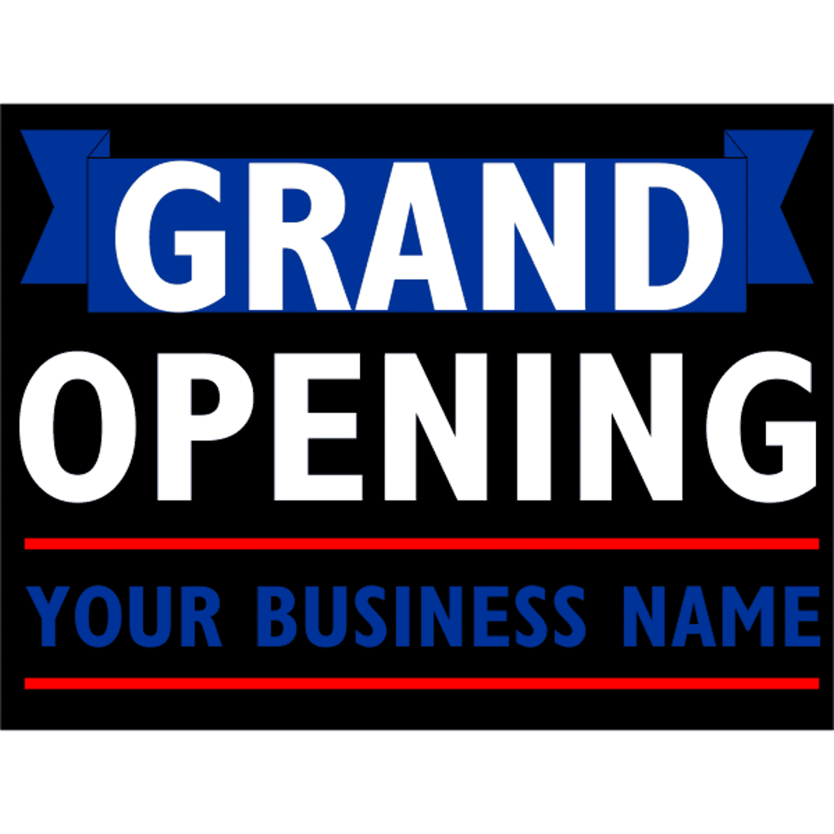 Grand Opening Sign