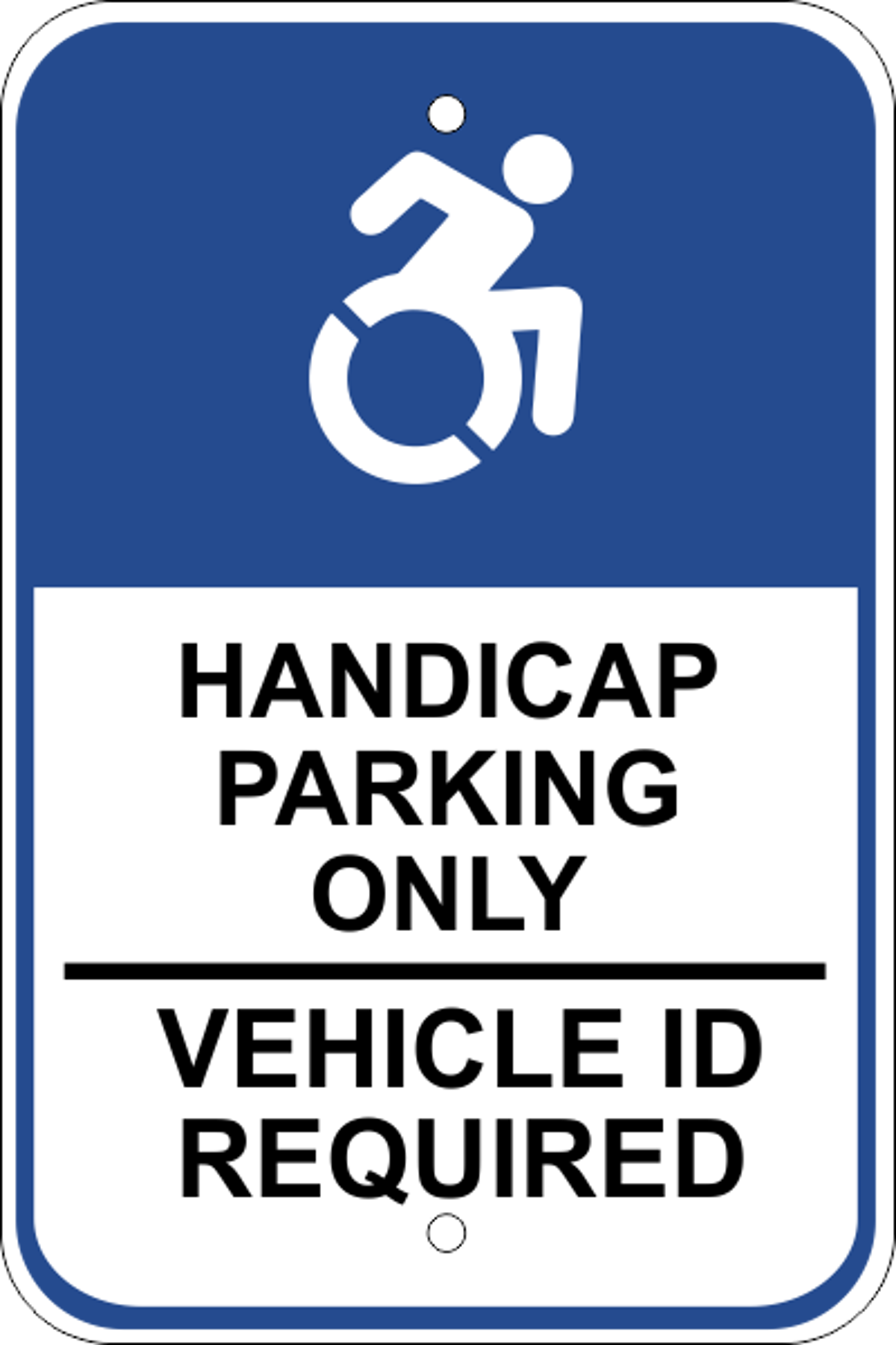 Handicap Reserved Sign