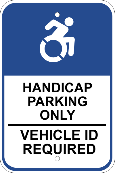 Handicap Reserved Sign
