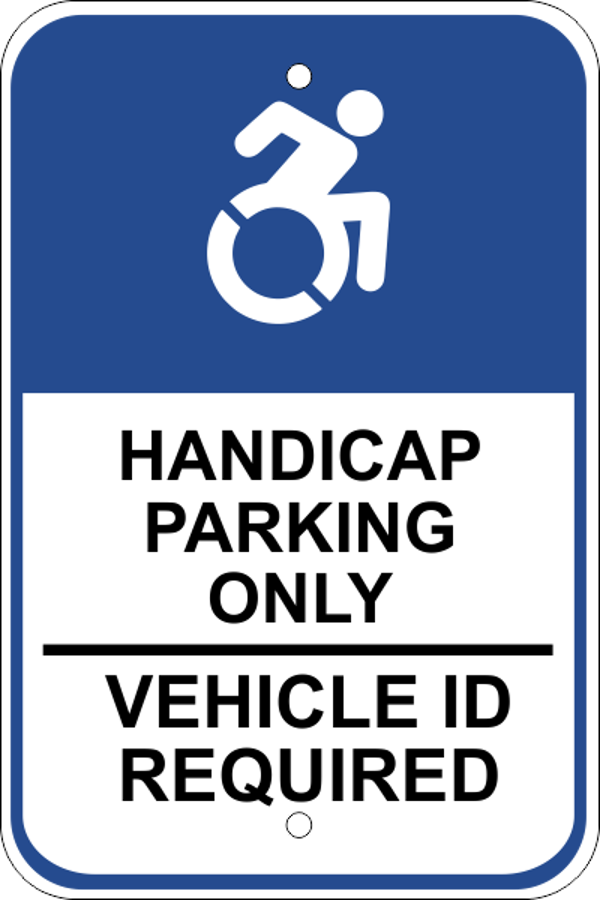 Handicap Reserved Sign