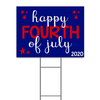 Happy 4th of July Yard Sign