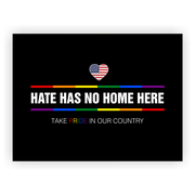 Hate Has No Home Here Pride Yard Sign