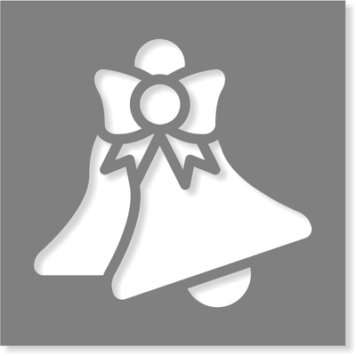 Holiday Bells Stencil | Multiple Sizes
