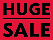 Huge Sale Yard Sign
