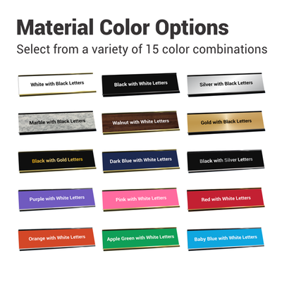I Can't Even Engraved Plastic Funny Desk Plate with Aluminum Holder - alternate view