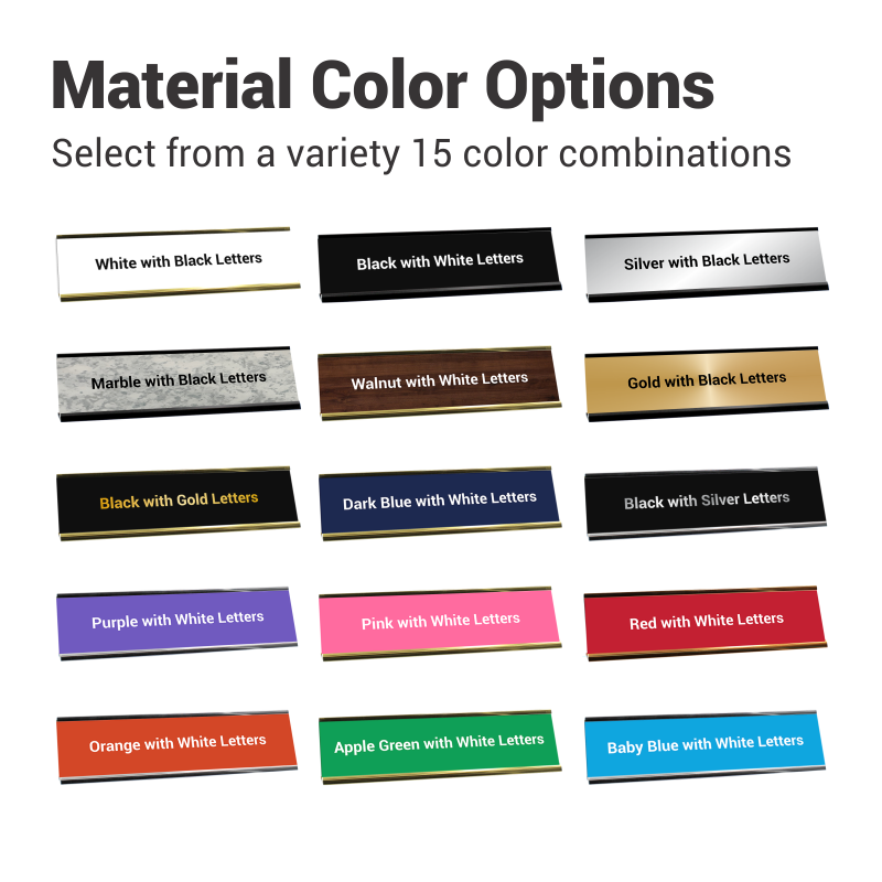 15 Color Choices