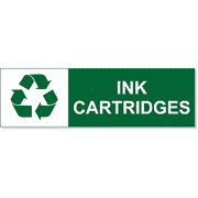 3" x 10 Ink Cartridge Recycle Decal