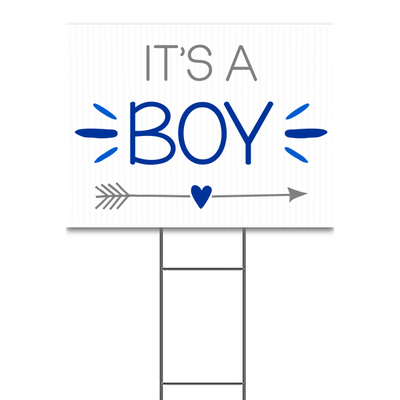 It's A Boy Yard Sign