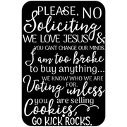 Kick Rocks Sign